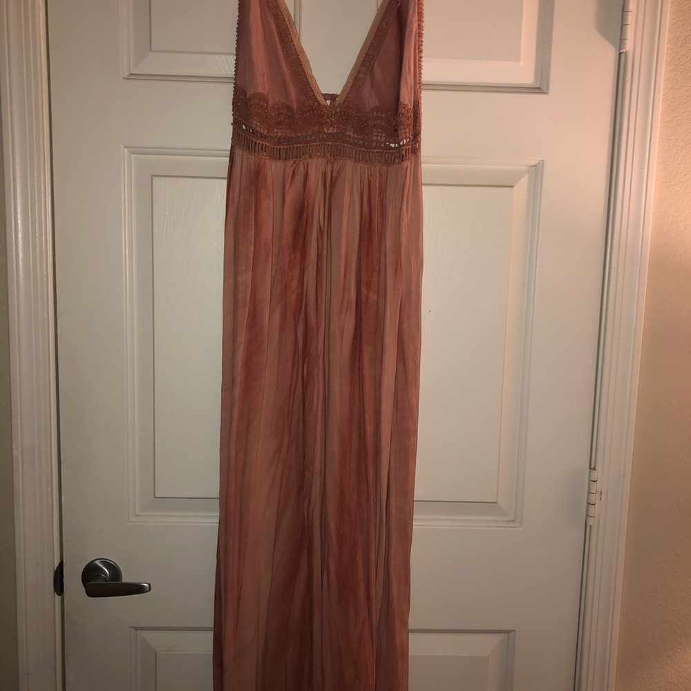 Boho Pink Maxi Dress